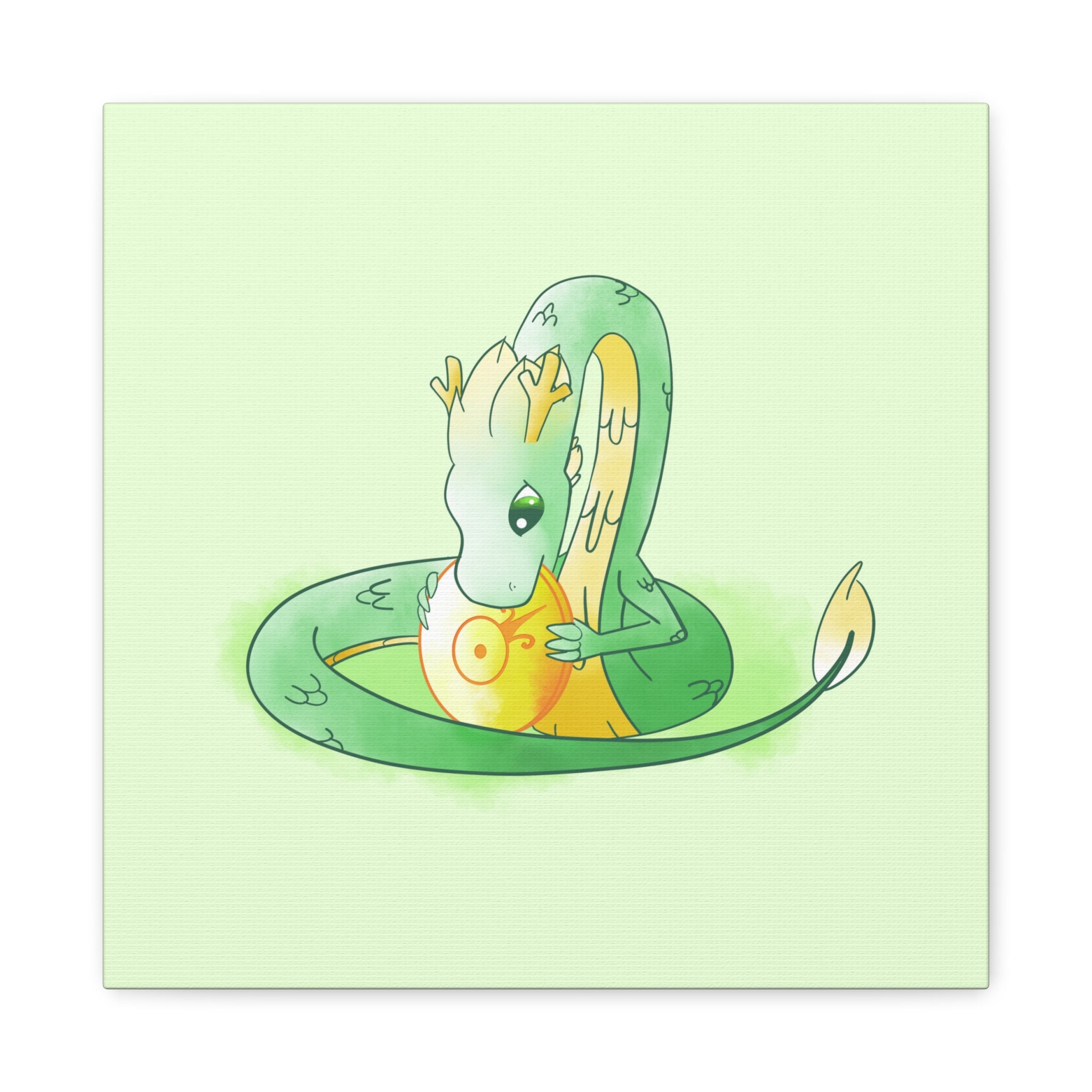 Snakelet Wyrm: Canvas Gallery Wrap