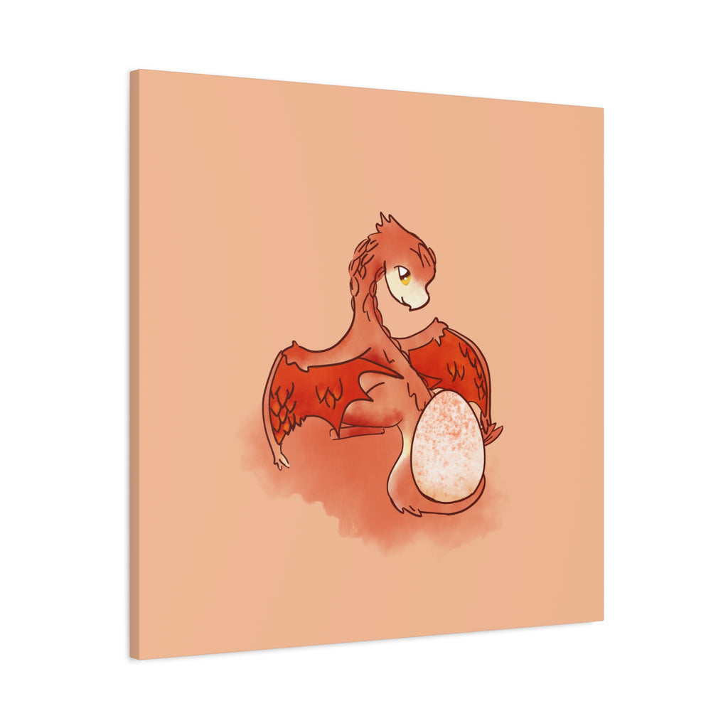 Red Hatchling: Canvas Gallery Wrap