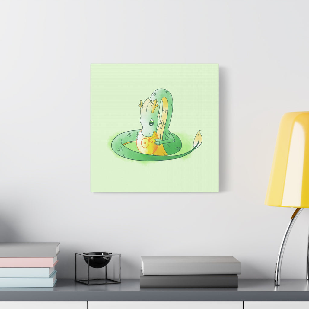 Snakelet Wyrm: Canvas Gallery Wrap
