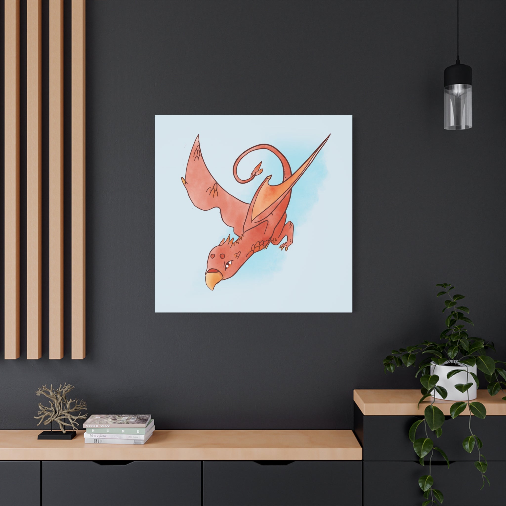 Hunter Wyvern: Canvas Gallery Wrap