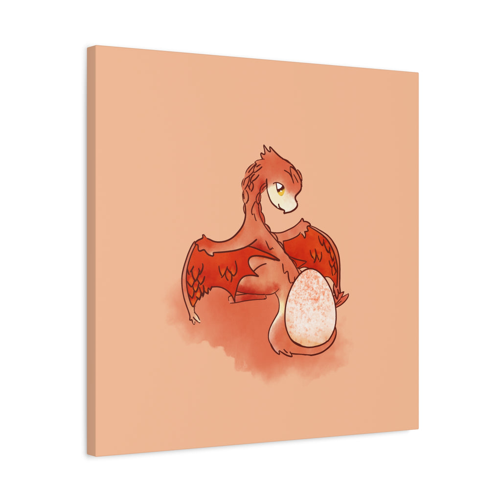 Red Hatchling: Canvas Gallery Wrap