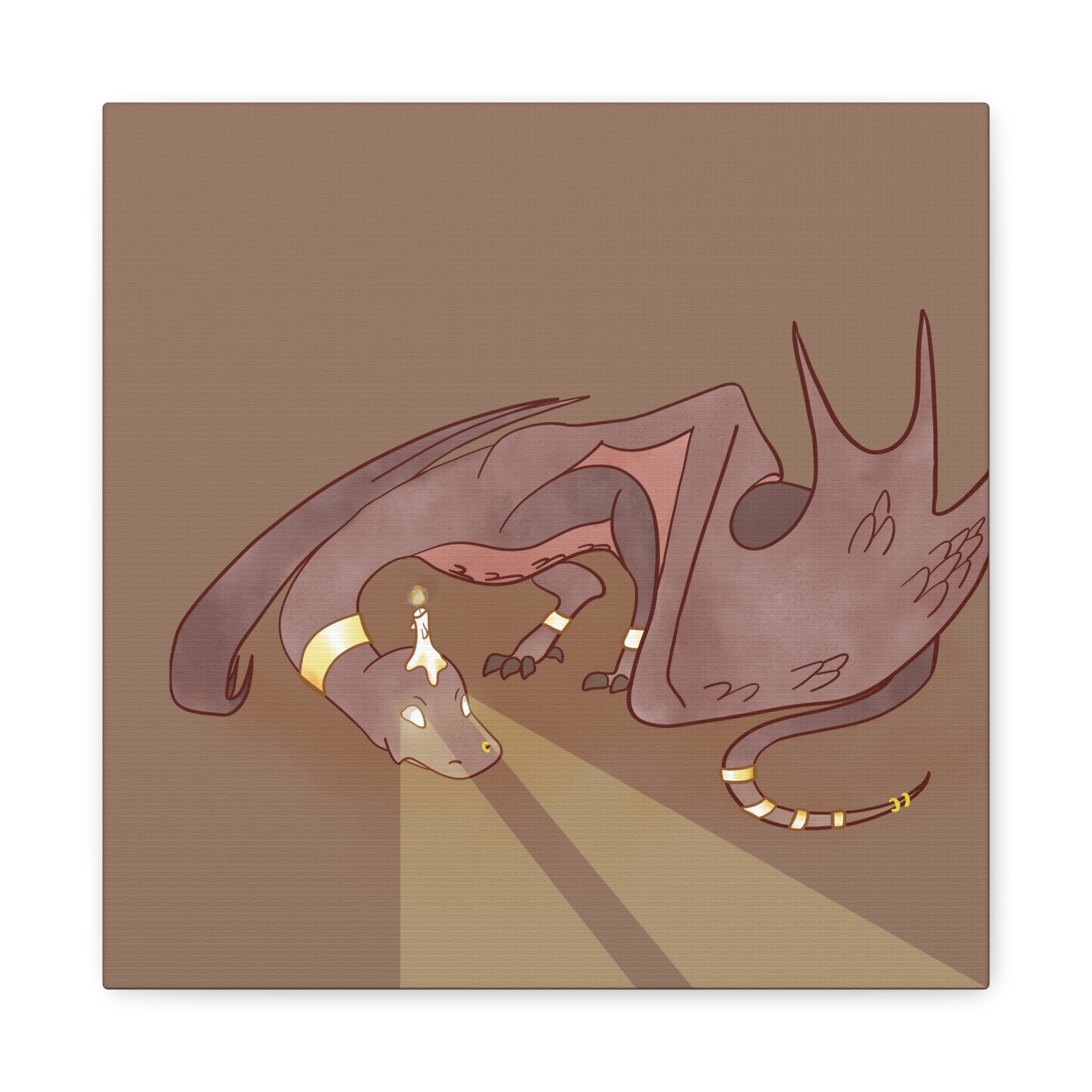 Excavator Wyvern: Canvas Gallery Wrap