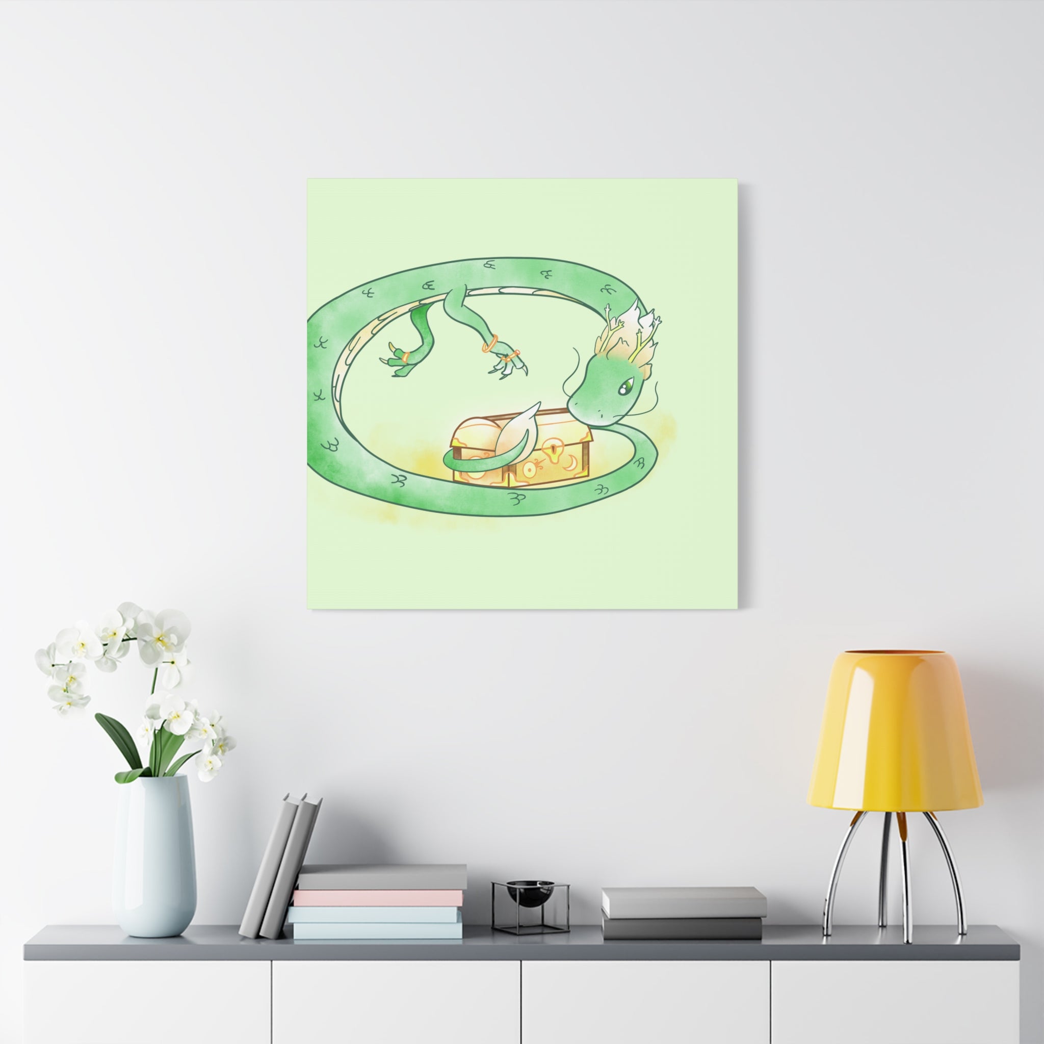 Adventurer Wyrm: Canvas Gallery Wrap