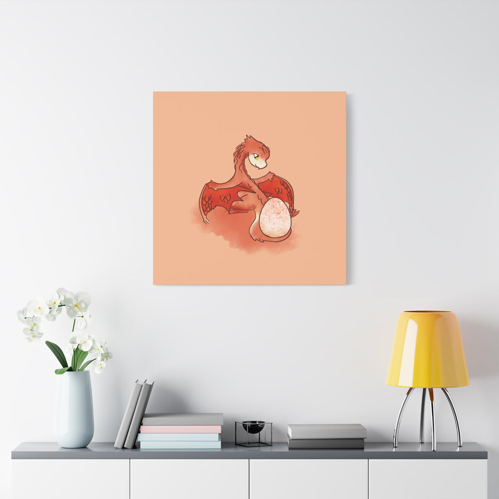 Red Hatchling: Canvas Gallery Wrap