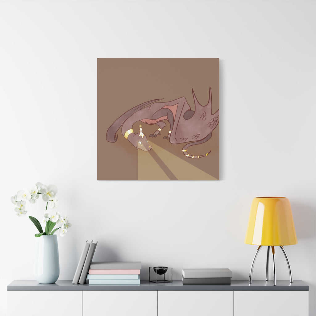Excavator Wyvern: Canvas Gallery Wrap