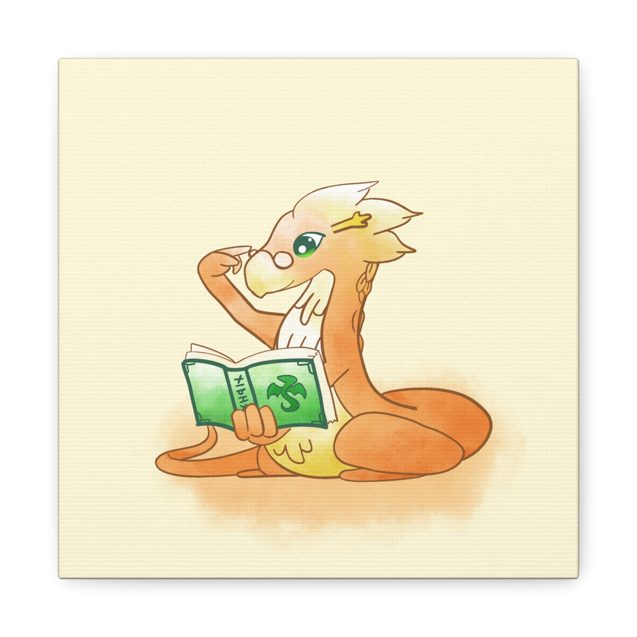 Book Wyrm: Canvas Gallery Wrap