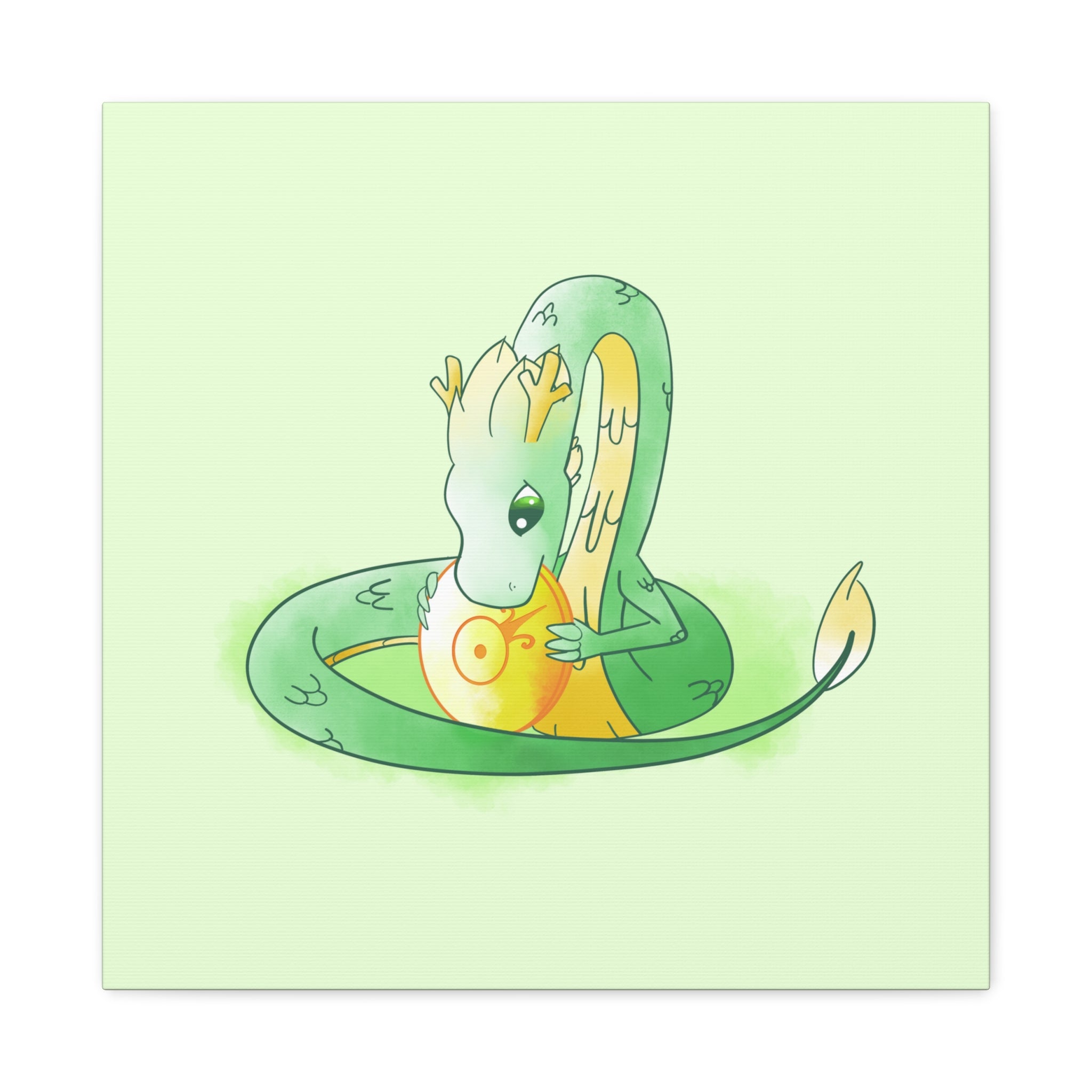 Snakelet Wyrm: Canvas Gallery Wrap