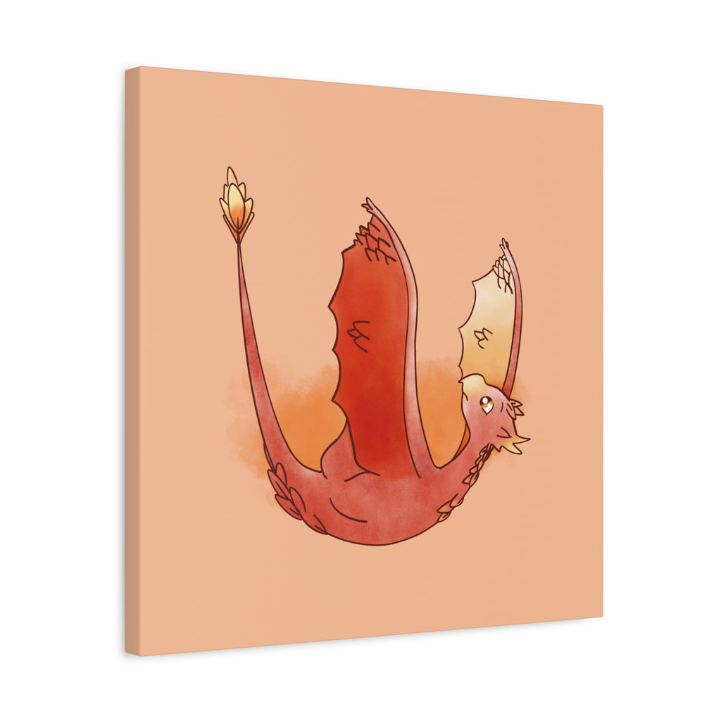 Fledgling Wyvern: Canvas Gallery Wrap