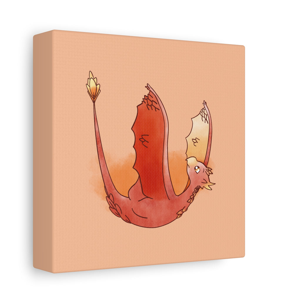 Fledgling Wyvern: Canvas Gallery Wrap