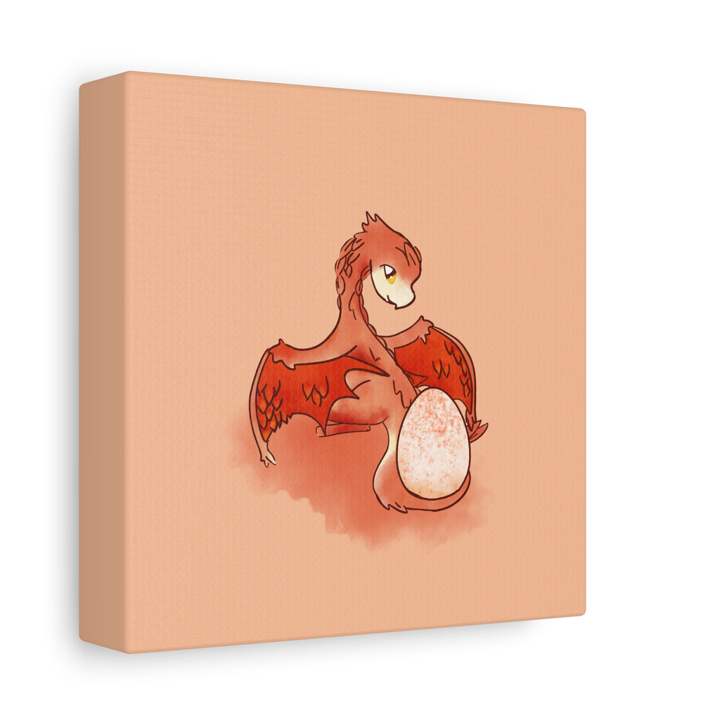Red Hatchling: Canvas Gallery Wrap