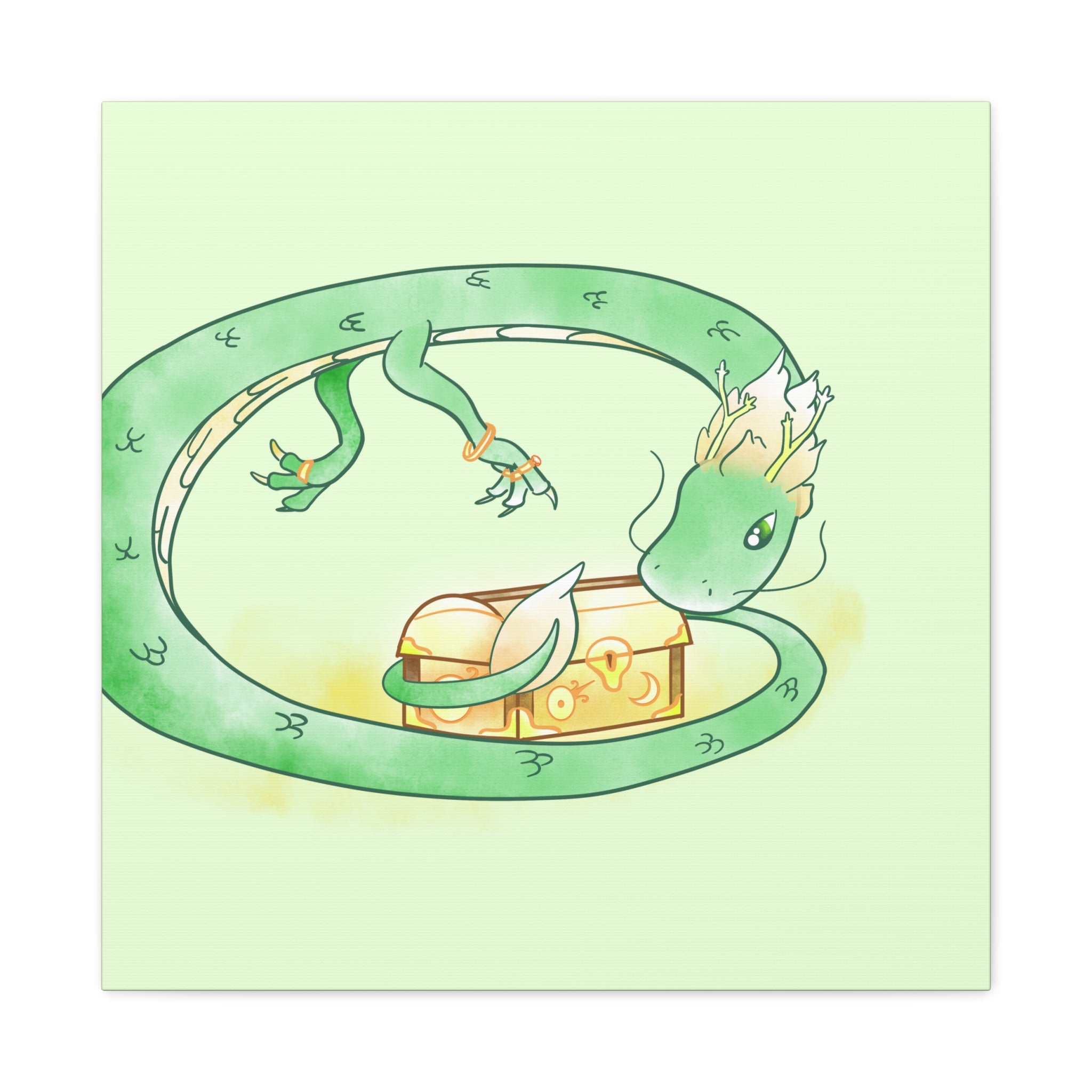 Adventurer Wyrm: Canvas Gallery Wrap