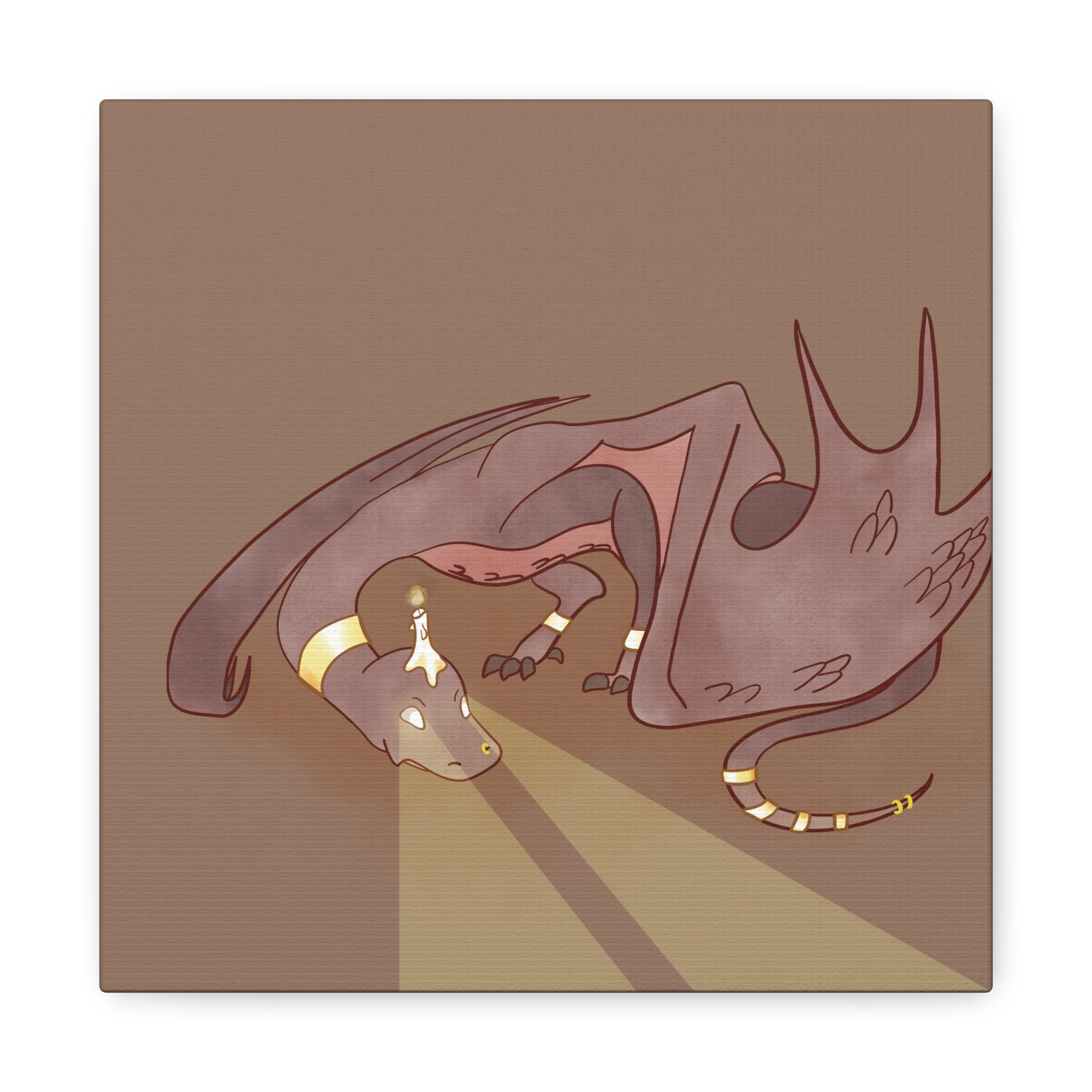 Excavator Wyvern: Canvas Gallery Wrap