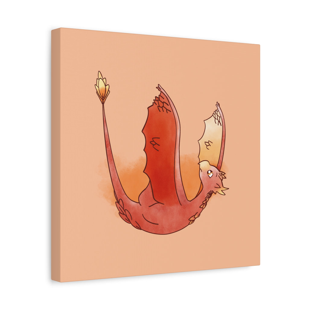 Fledgling Wyvern: Canvas Gallery Wrap