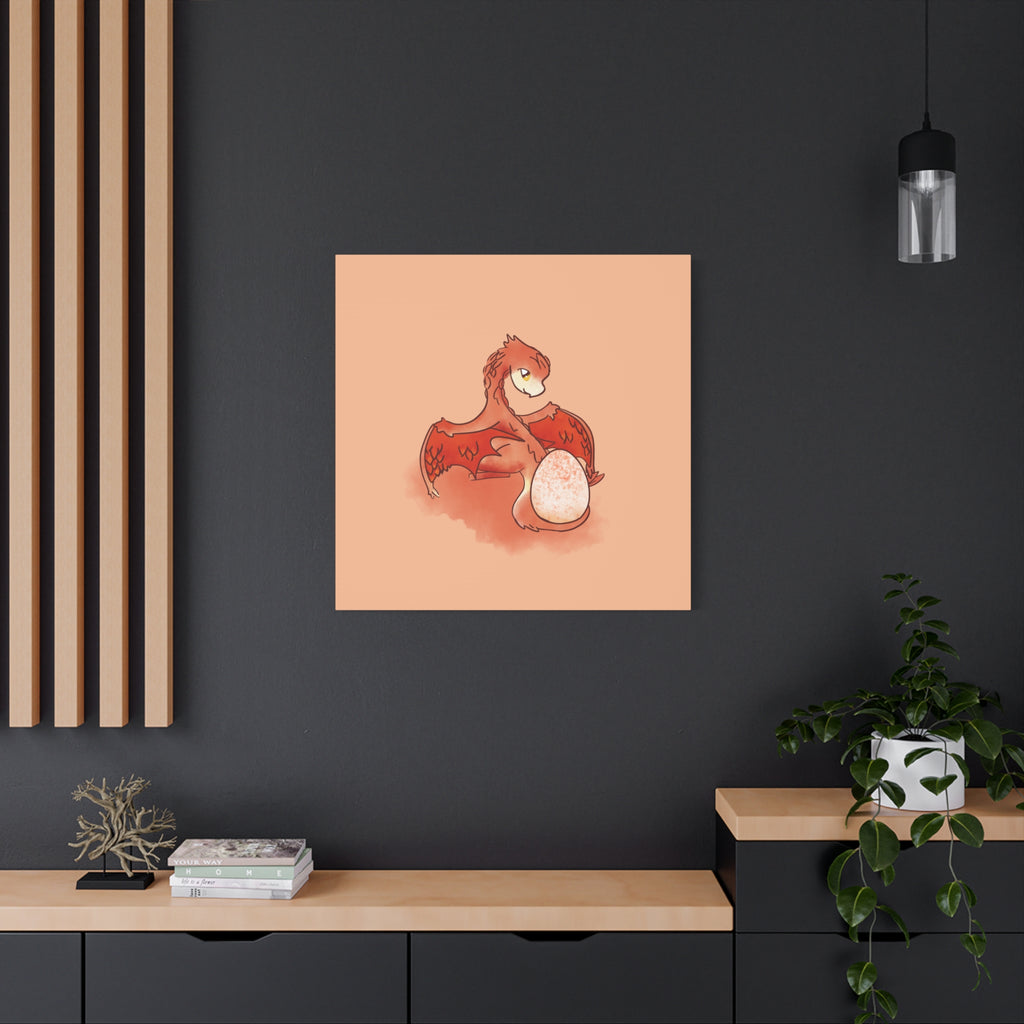 Red Hatchling: Canvas Gallery Wrap