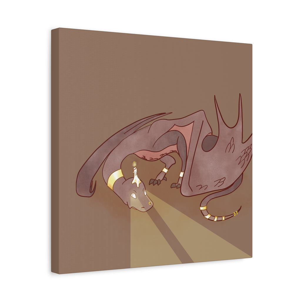 Excavator Wyvern: Canvas Gallery Wrap