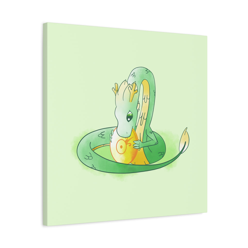 Snakelet Wyrm: Canvas Gallery Wrap