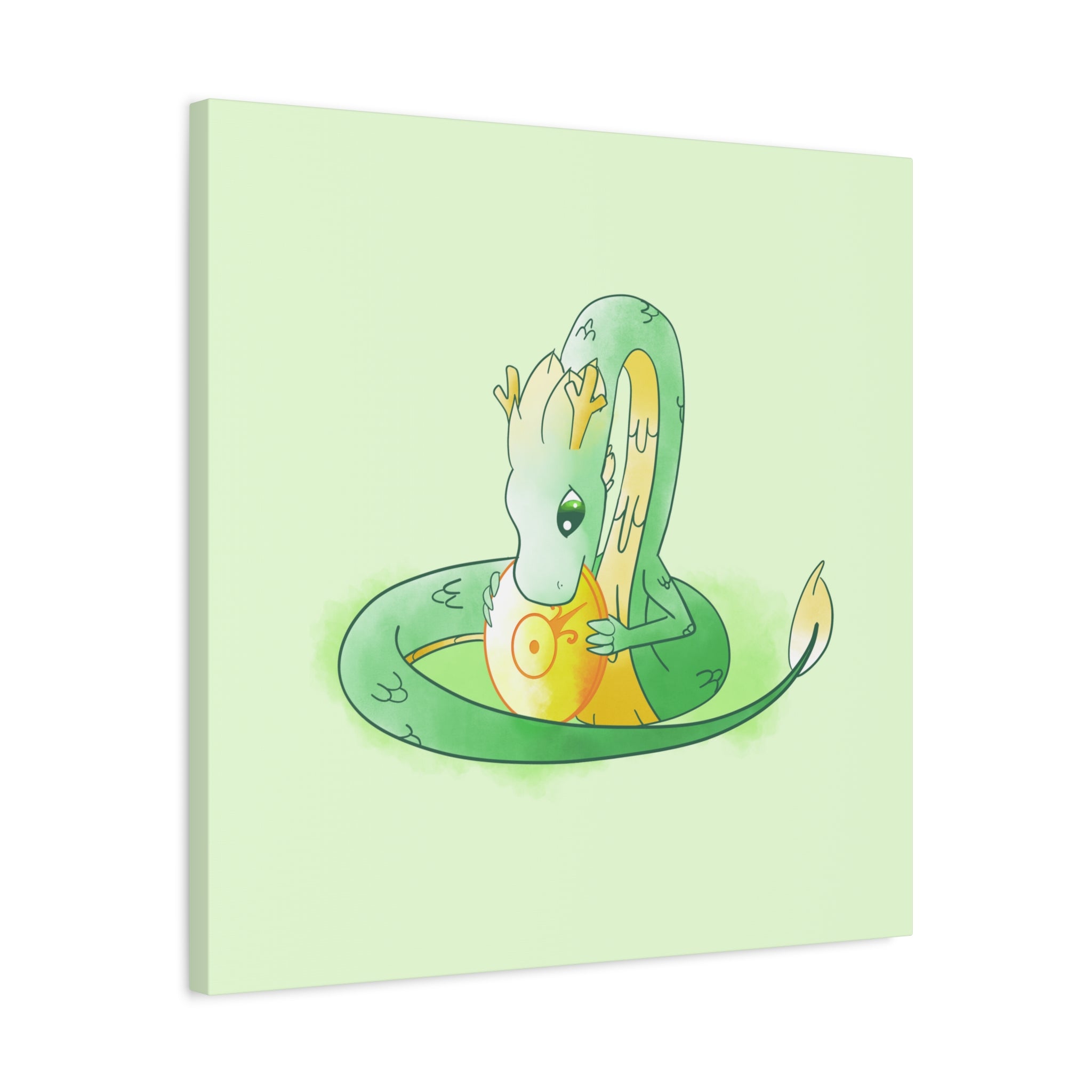 Snakelet Wyrm: Canvas Gallery Wrap