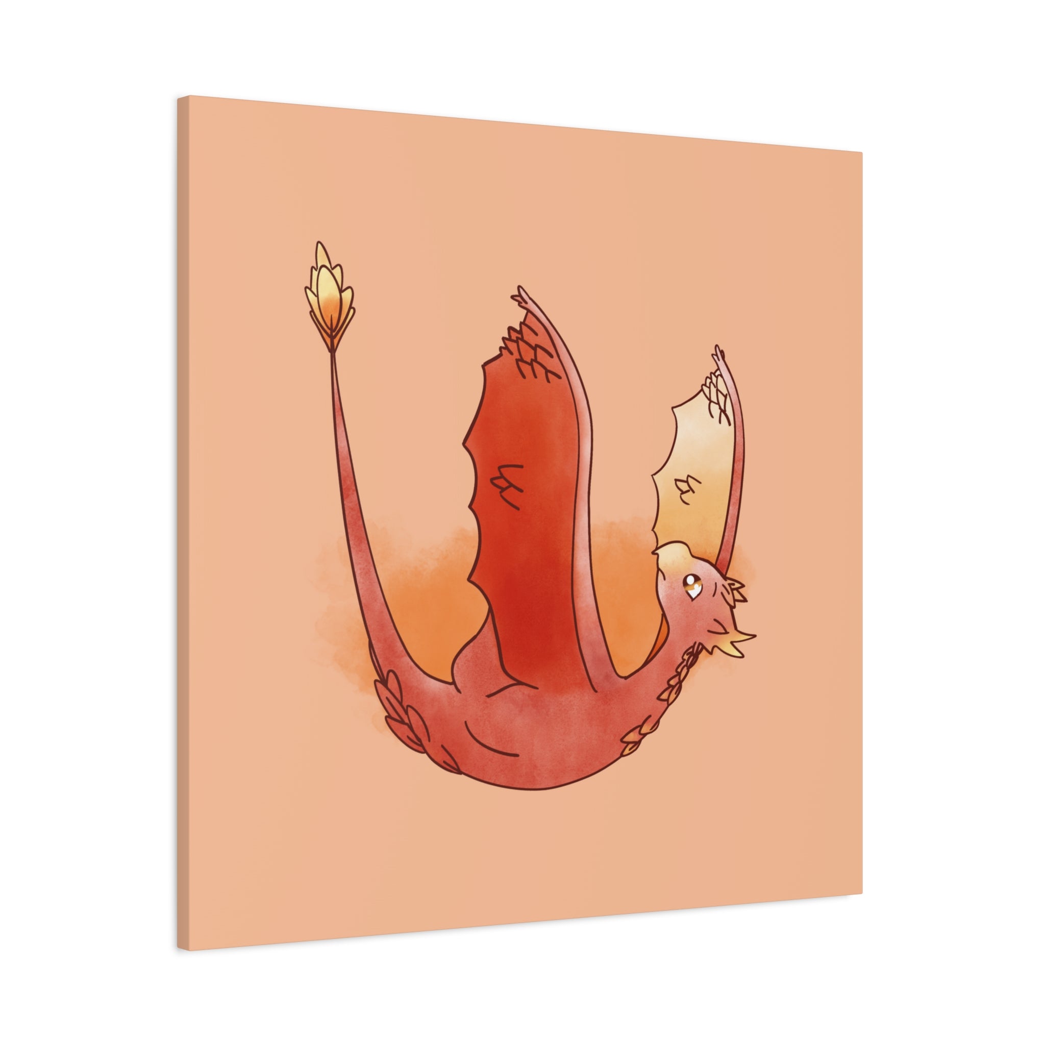 Fledgling Wyvern: Canvas Gallery Wrap