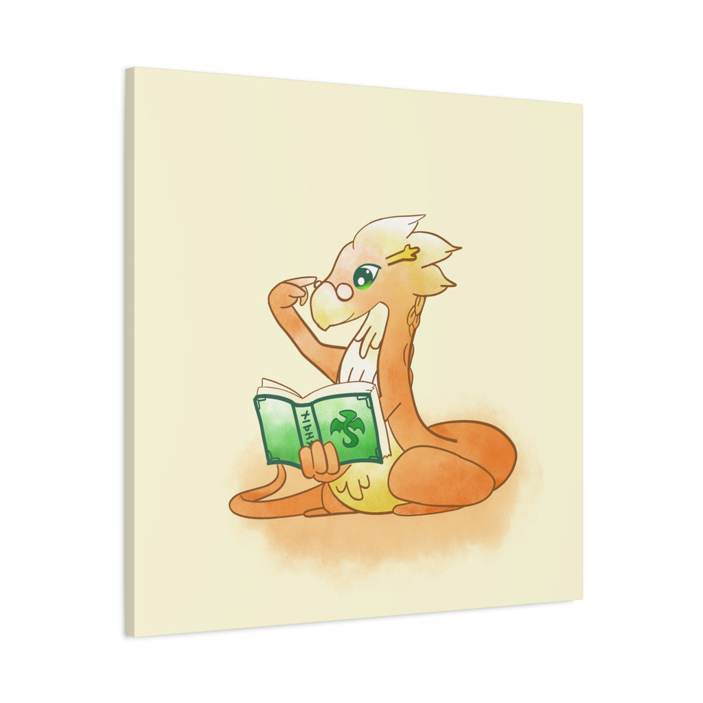 Book Wyrm: Canvas Gallery Wrap
