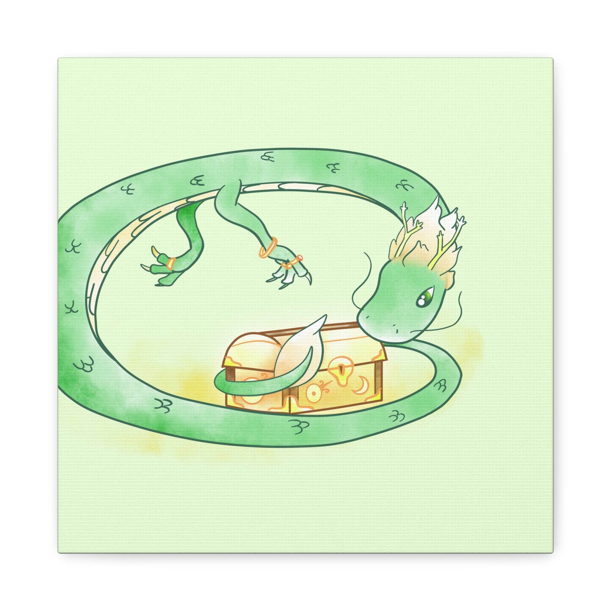 Adventurer Wyrm: Canvas Gallery Wrap