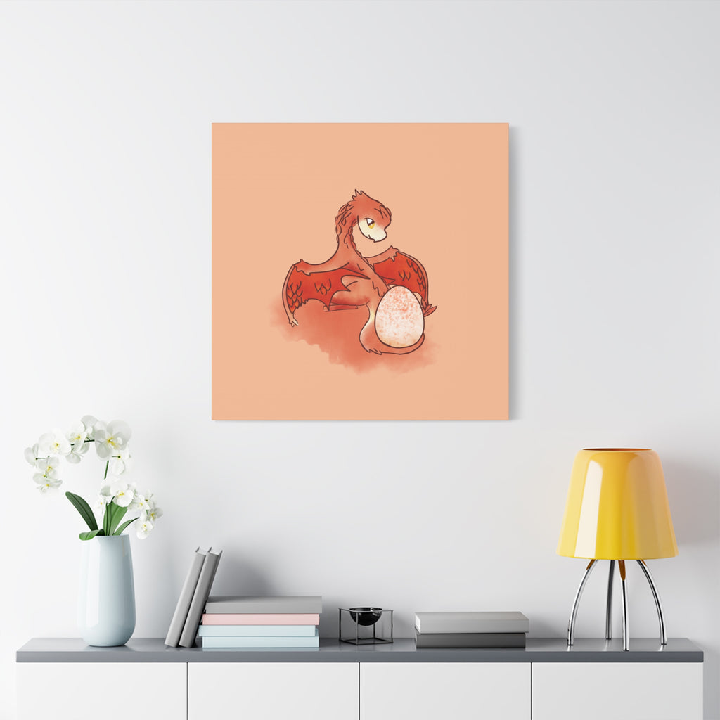 Red Hatchling: Canvas Gallery Wrap