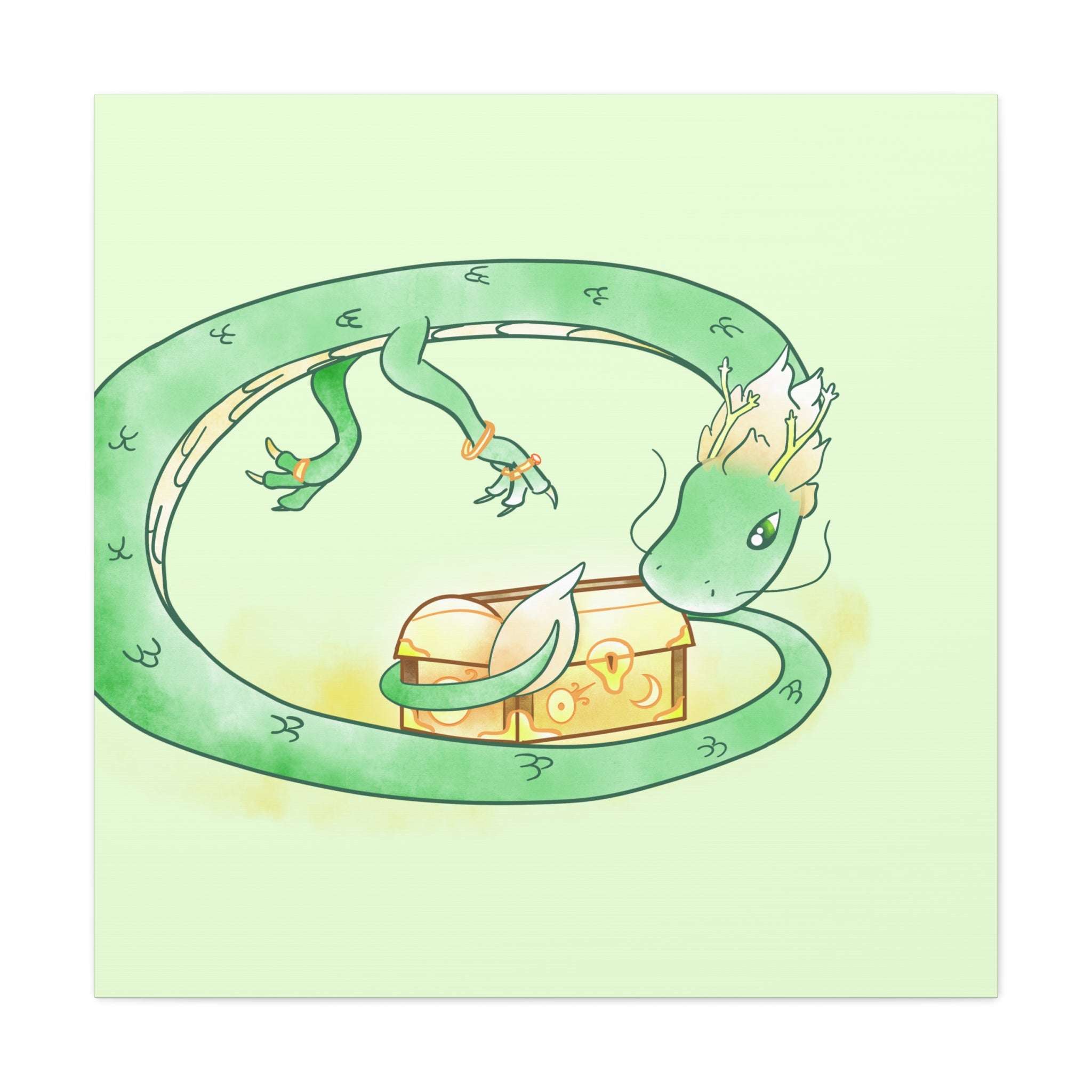 Adventurer Wyrm: Canvas Gallery Wrap