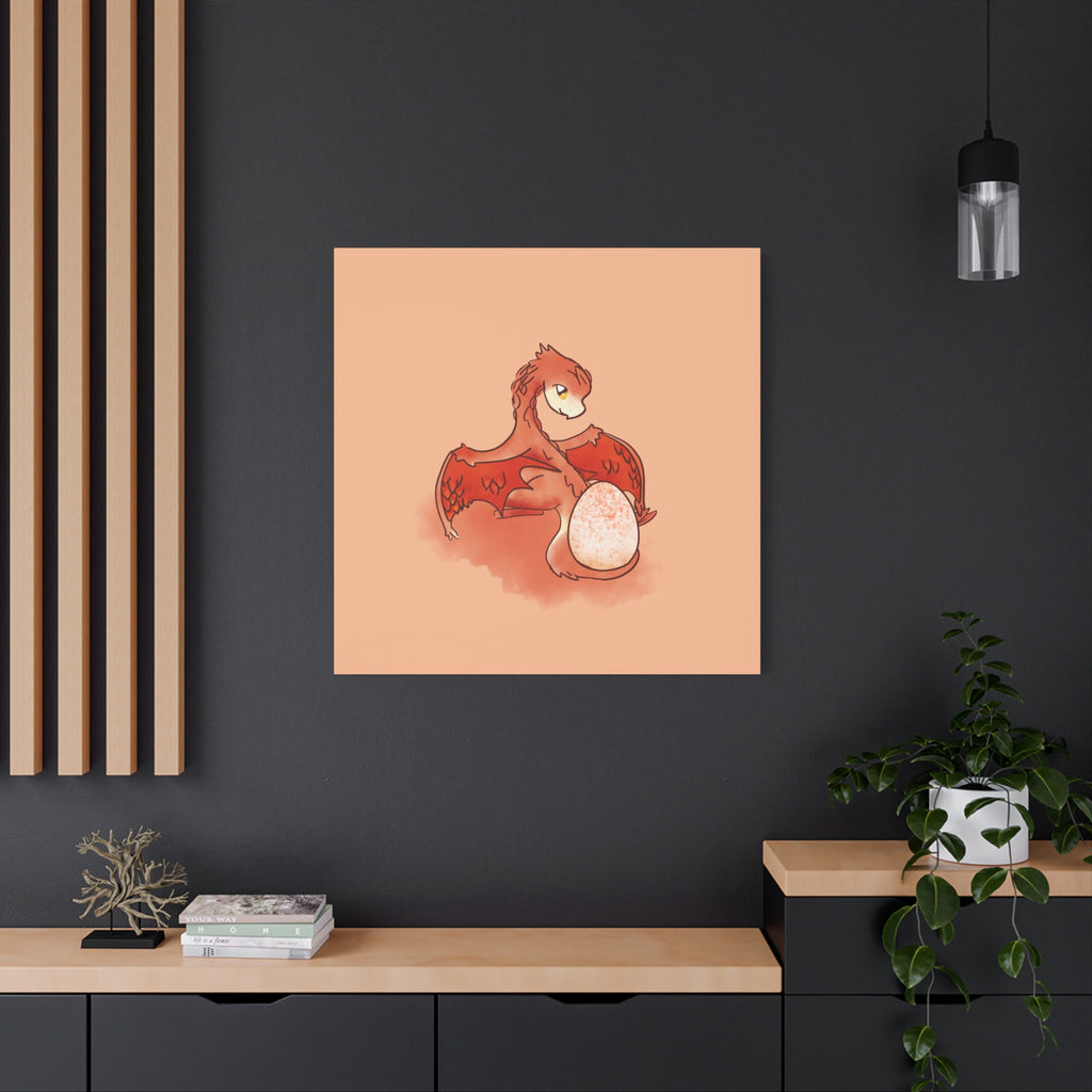 Red Hatchling: Canvas Gallery Wrap
