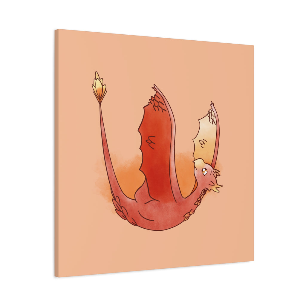Fledgling Wyvern: Canvas Gallery Wrap