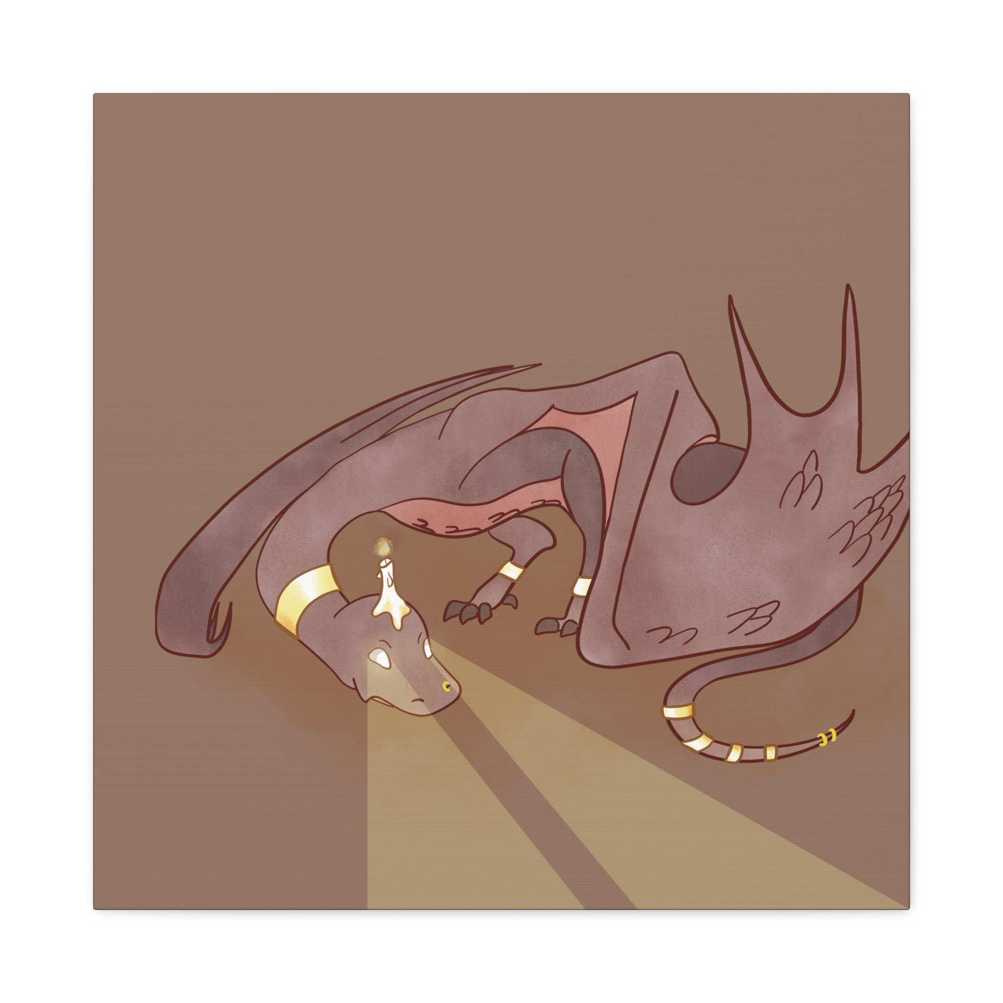 Excavator Wyvern: Canvas Gallery Wrap