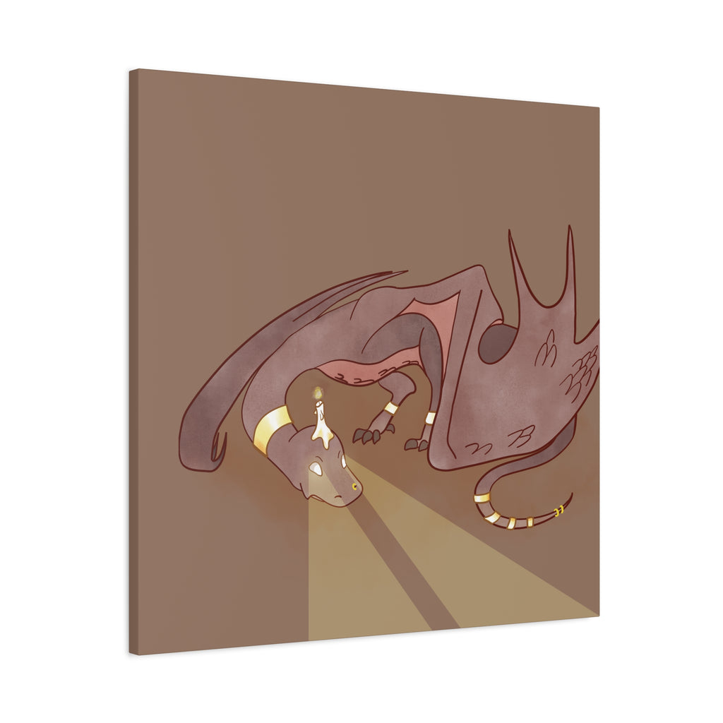 Excavator Wyvern: Canvas Gallery Wrap