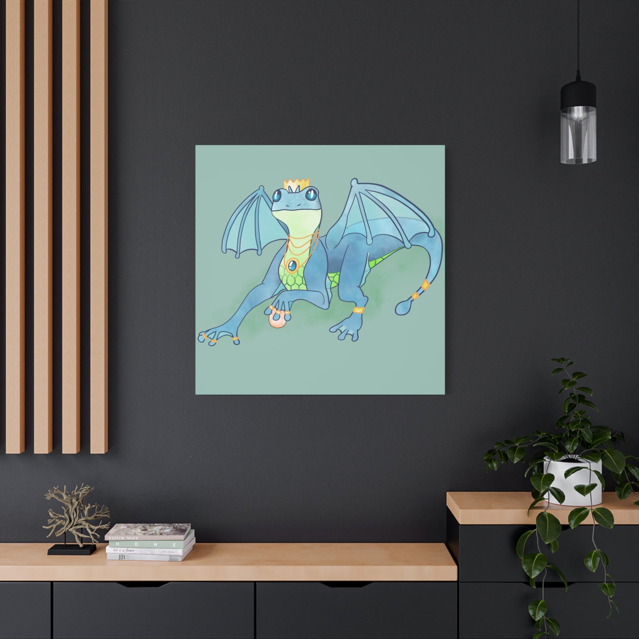 Gummy Wyrm: Canvas Gallery Wrap