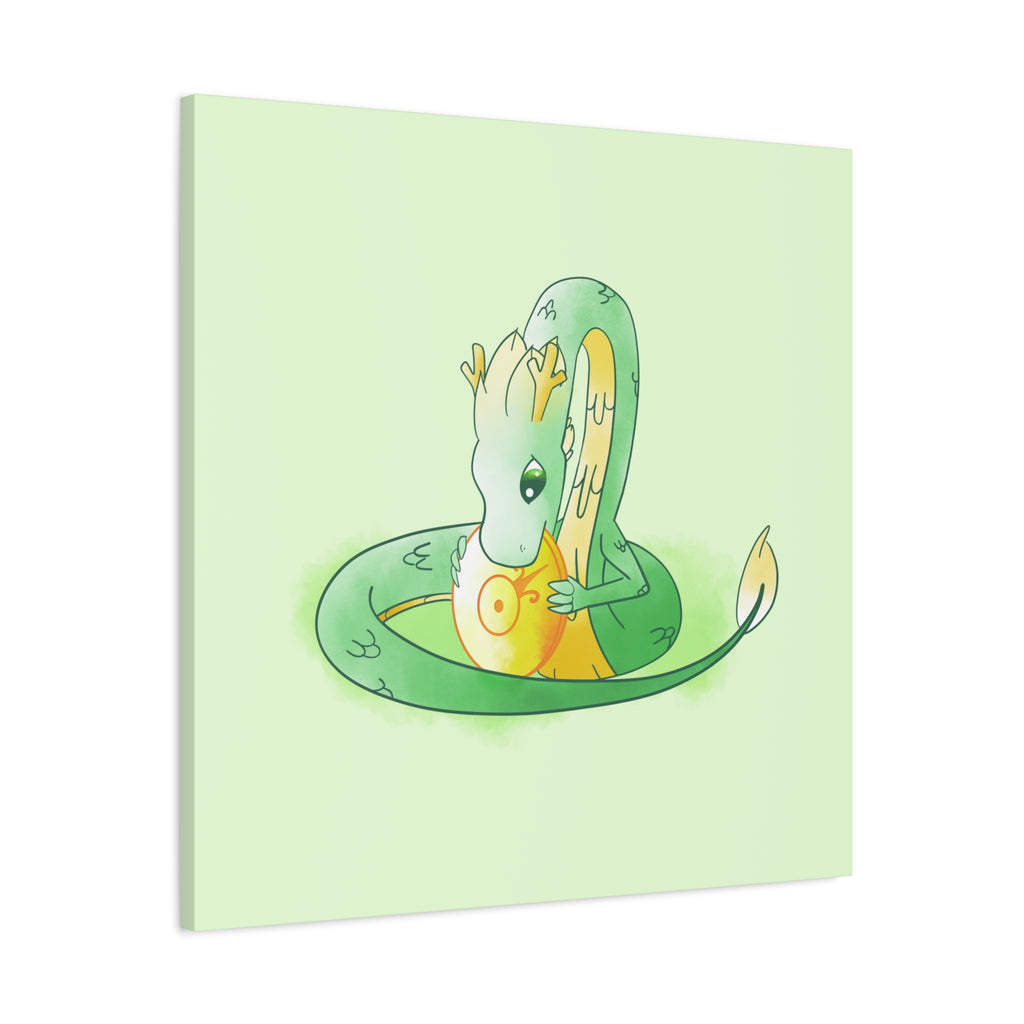 Snakelet Wyrm: Canvas Gallery Wrap