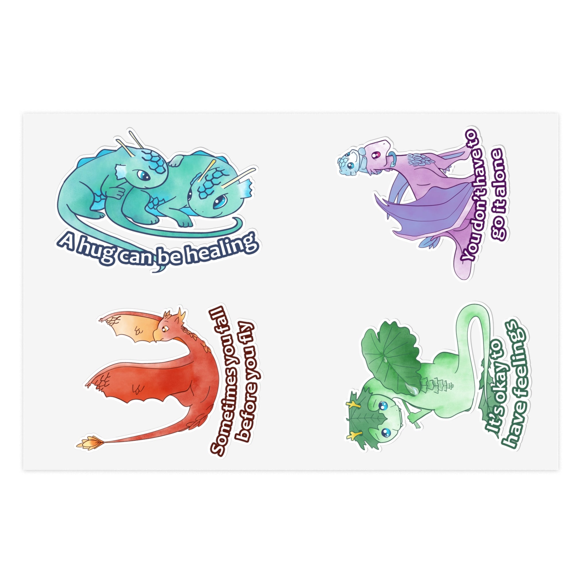 Dragonlings Feelings: Sticker Sheets