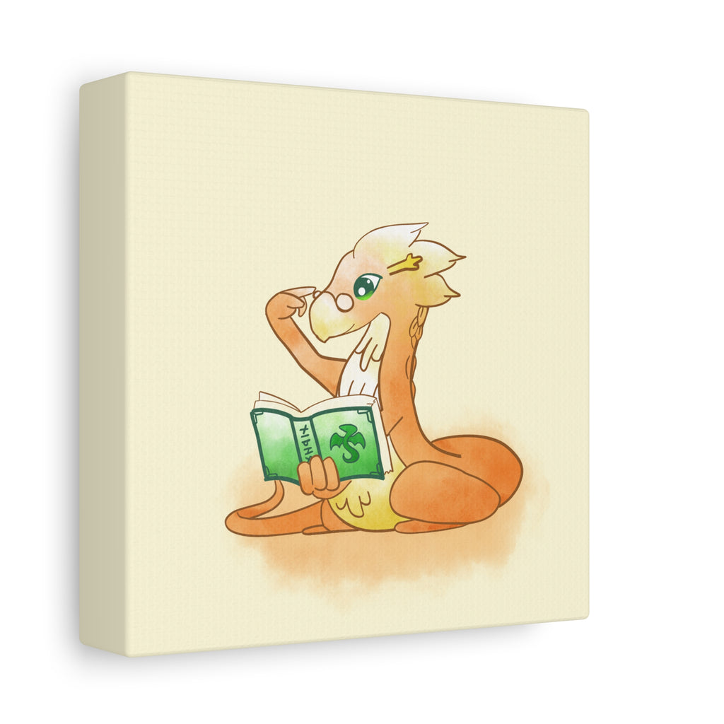 Book Wyrm: Canvas Gallery Wrap