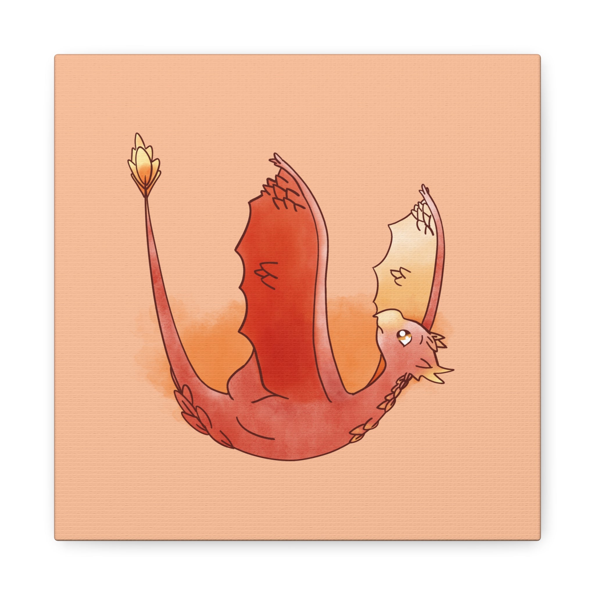 Fledgling Wyvern: Canvas Gallery Wrap