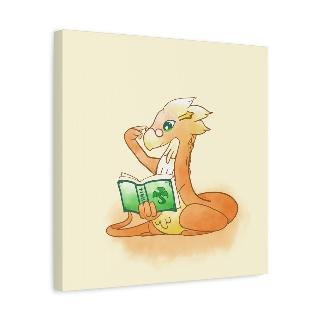 Book Wyrm: Canvas Gallery Wrap
