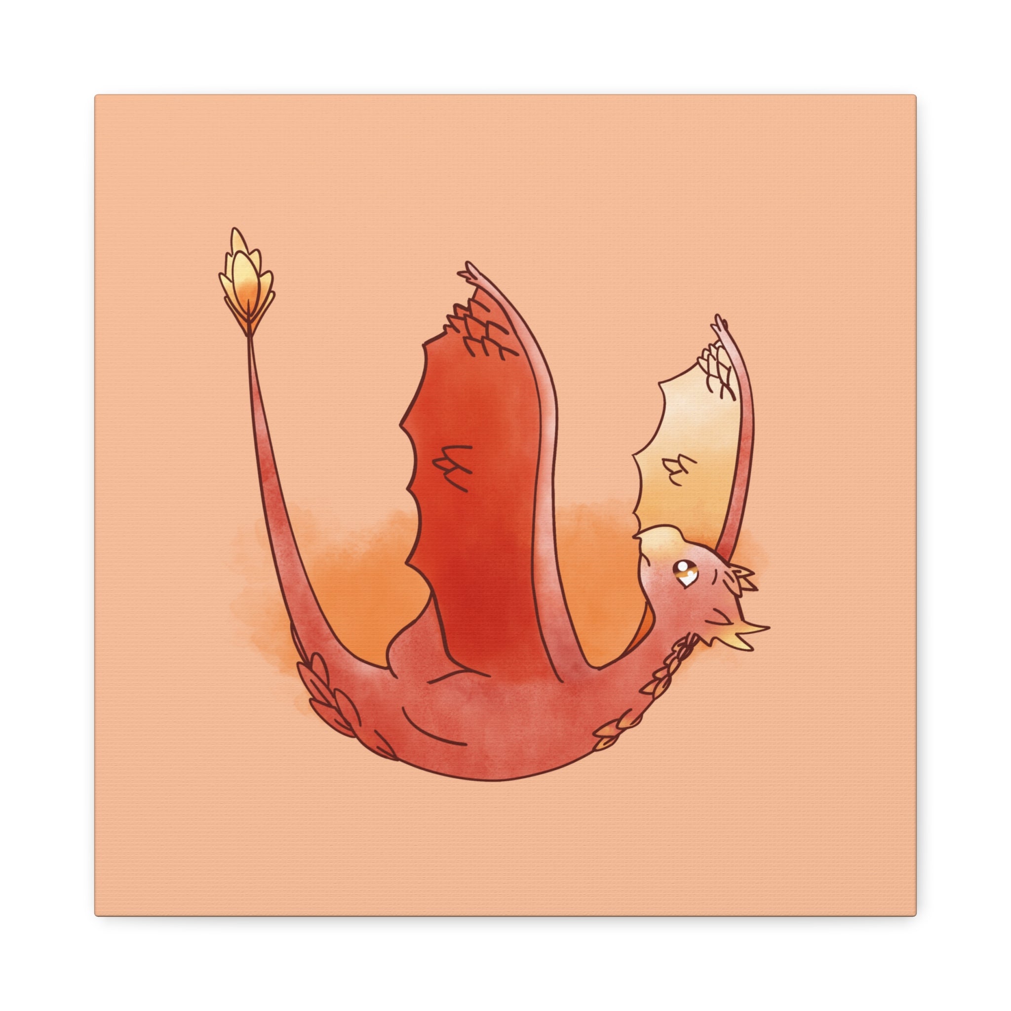 Fledgling Wyvern: Canvas Gallery Wrap