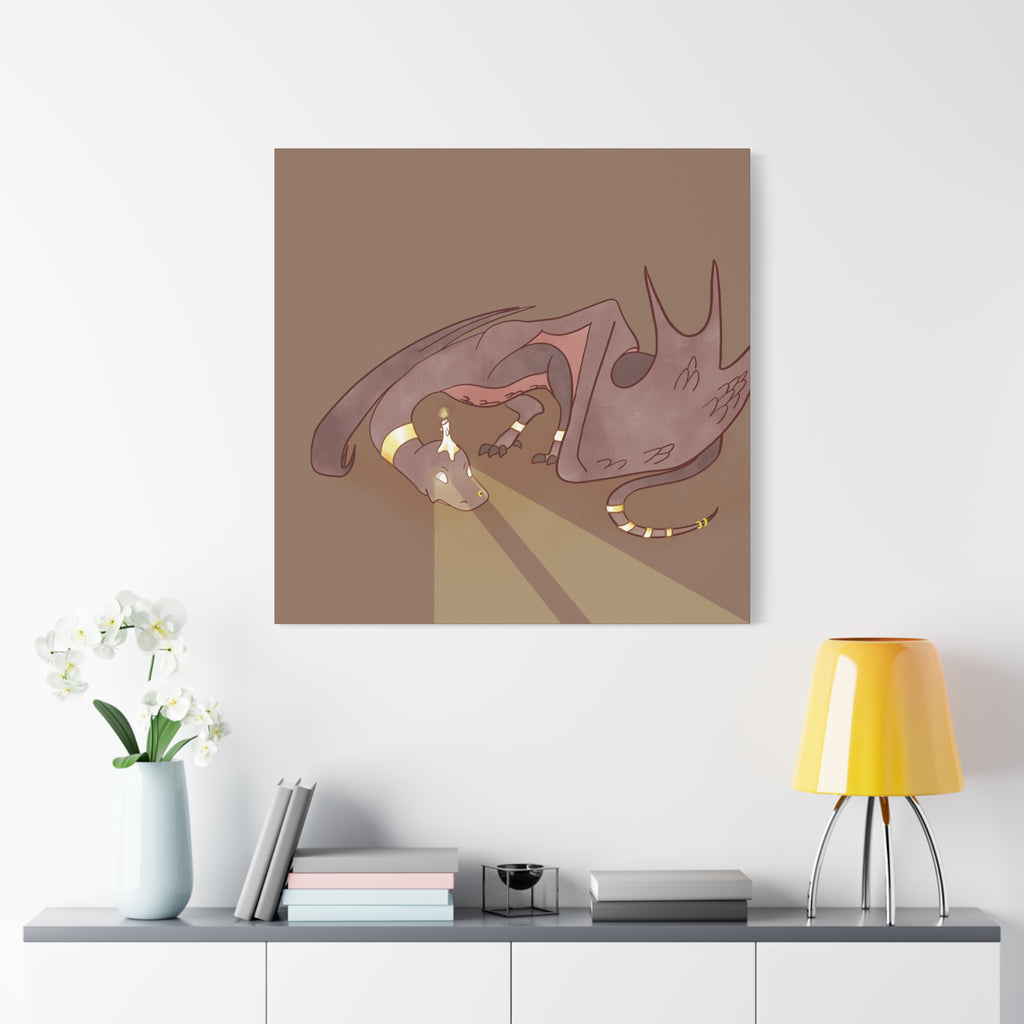 Excavator Wyvern: Canvas Gallery Wrap