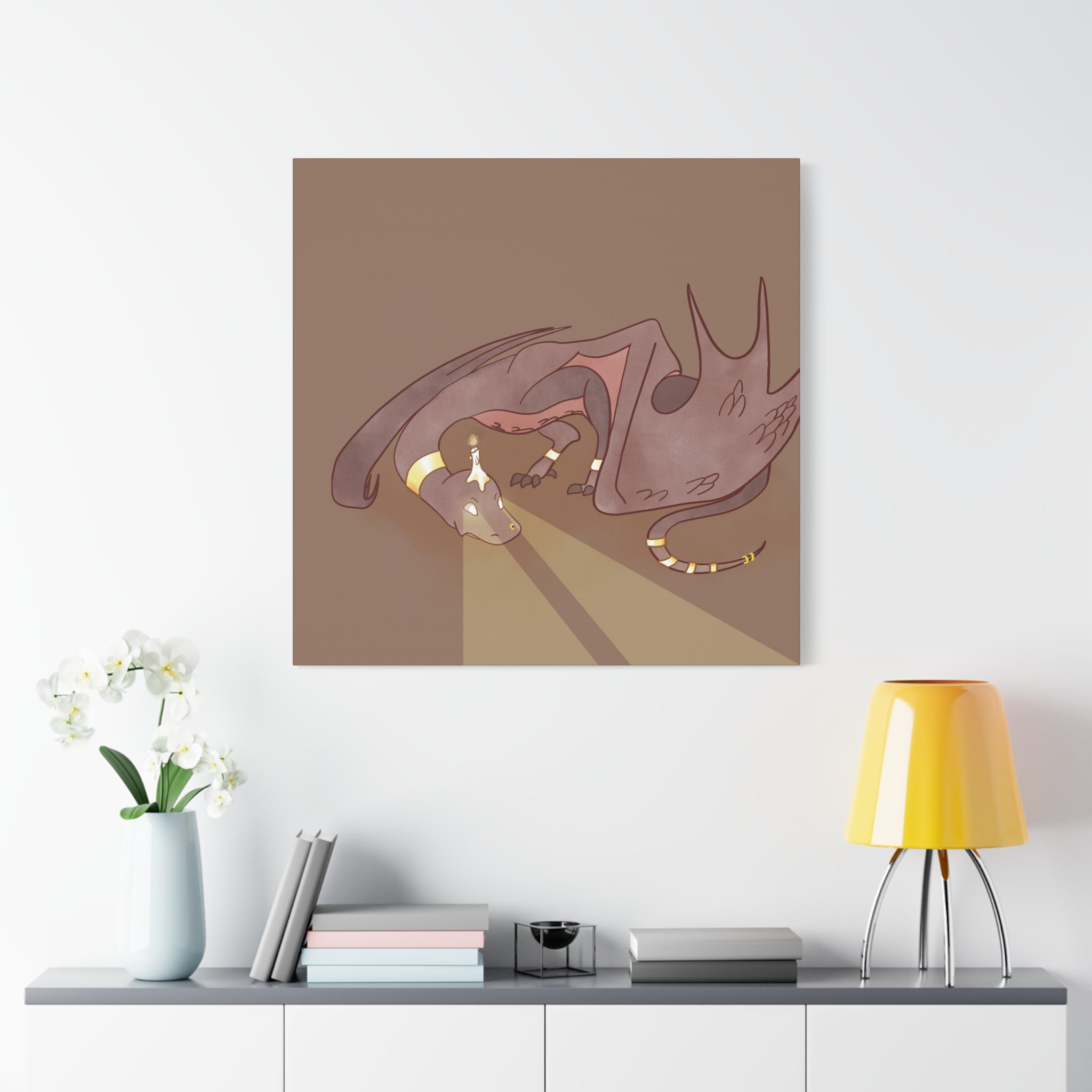 Excavator Wyvern: Canvas Gallery Wrap