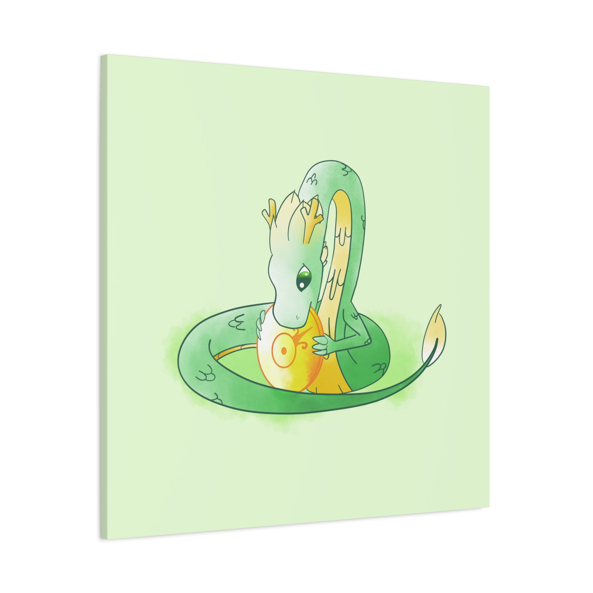 Snakelet Wyrm: Canvas Gallery Wrap