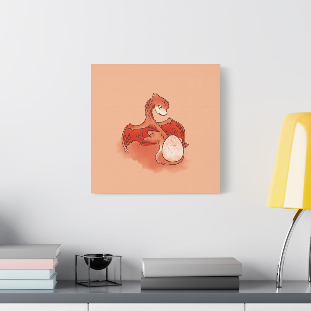 Red Hatchling: Canvas Gallery Wrap