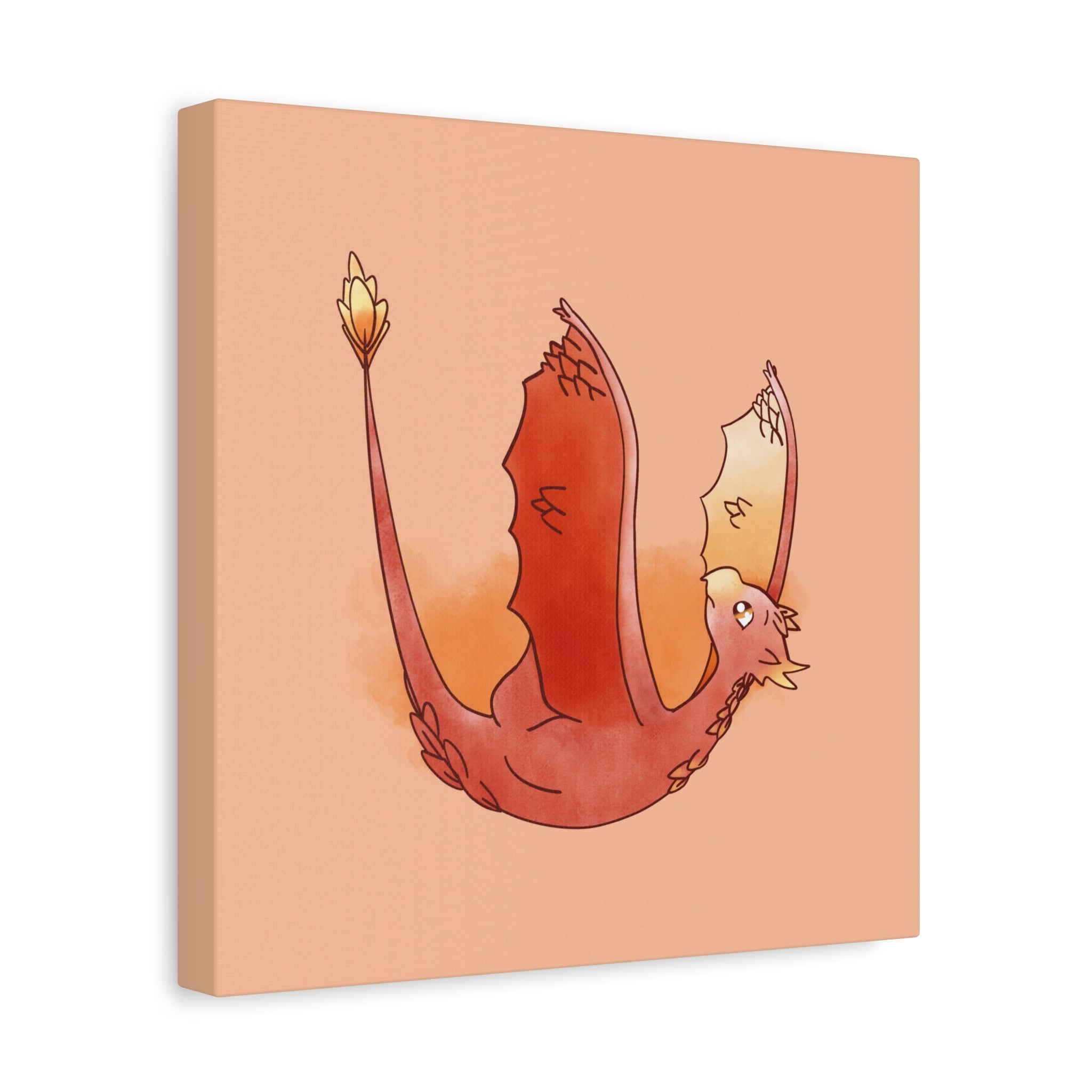 Fledgling Wyvern: Canvas Gallery Wrap