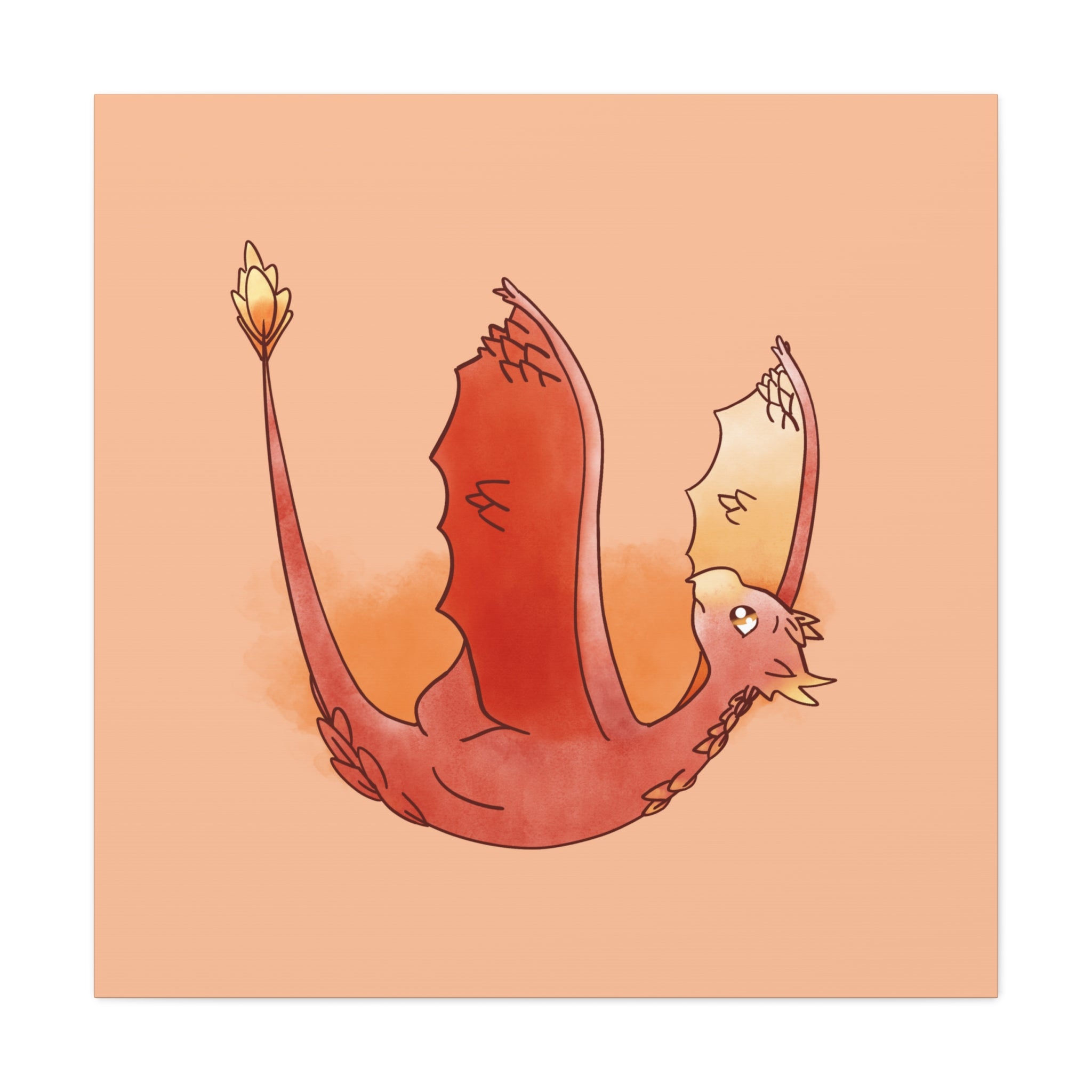 Fledgling Wyvern: Canvas Gallery Wrap