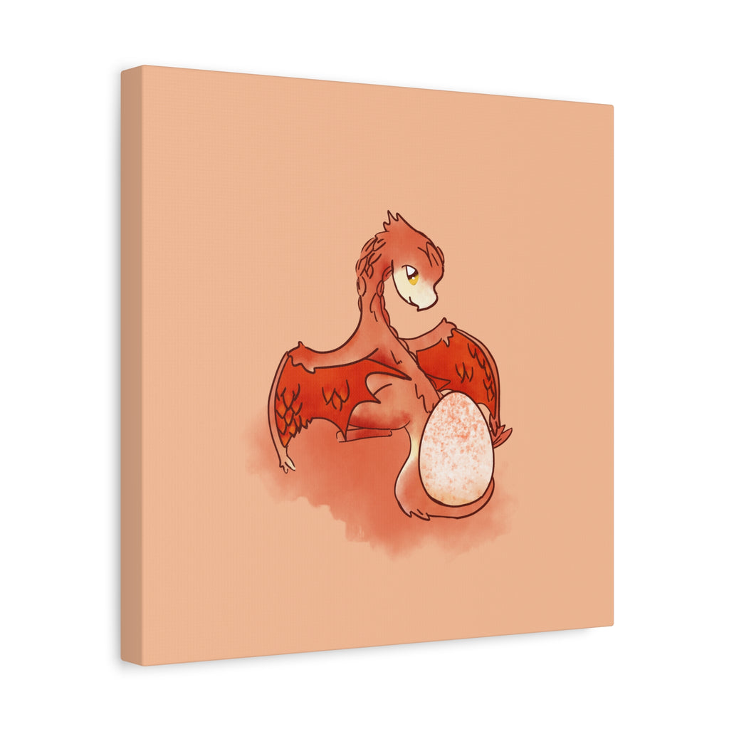 Red Hatchling: Canvas Gallery Wrap