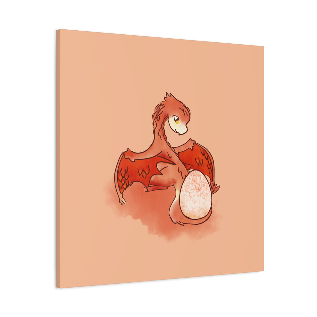 Red Hatchling: Canvas Gallery Wrap