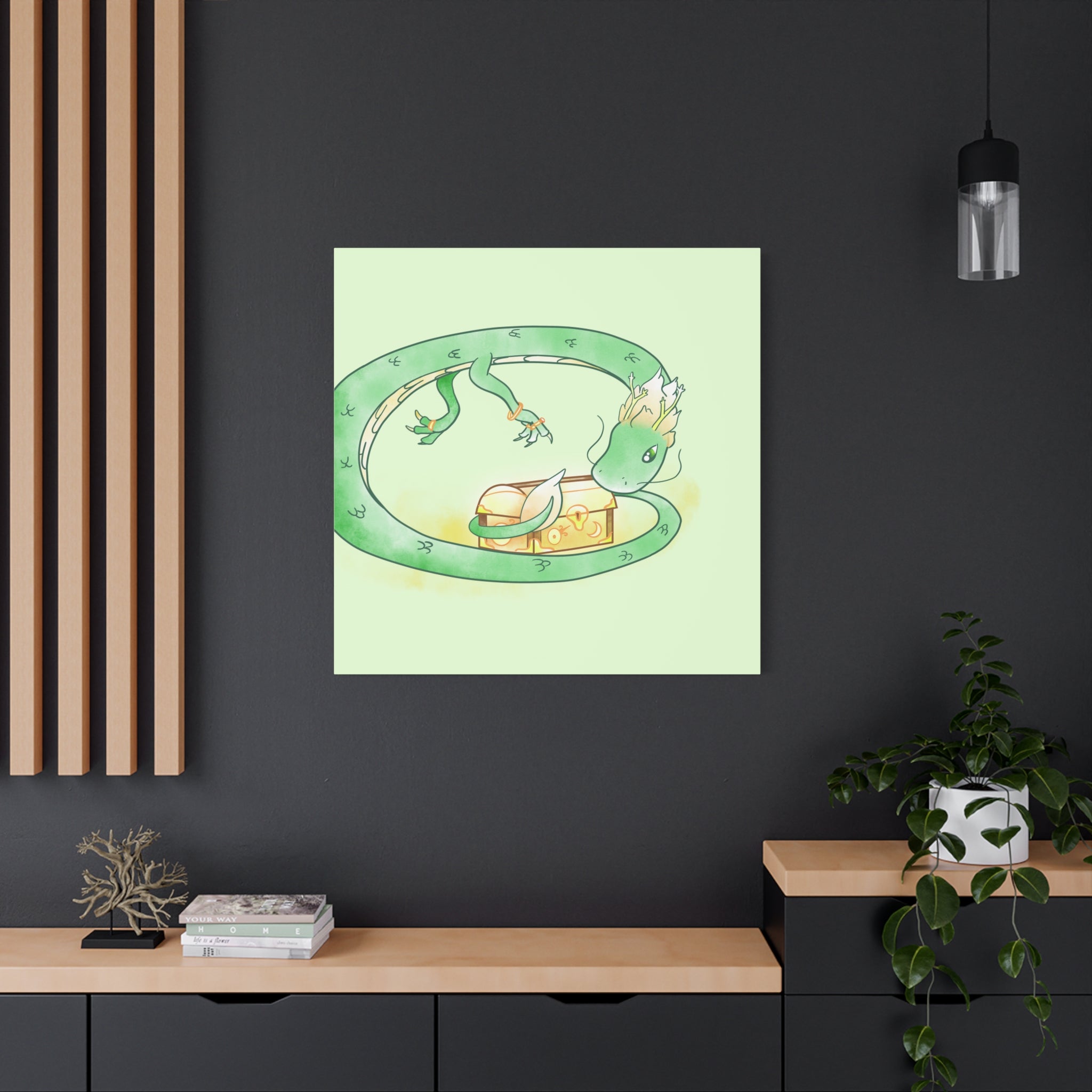 Adventurer Wyrm: Canvas Gallery Wrap