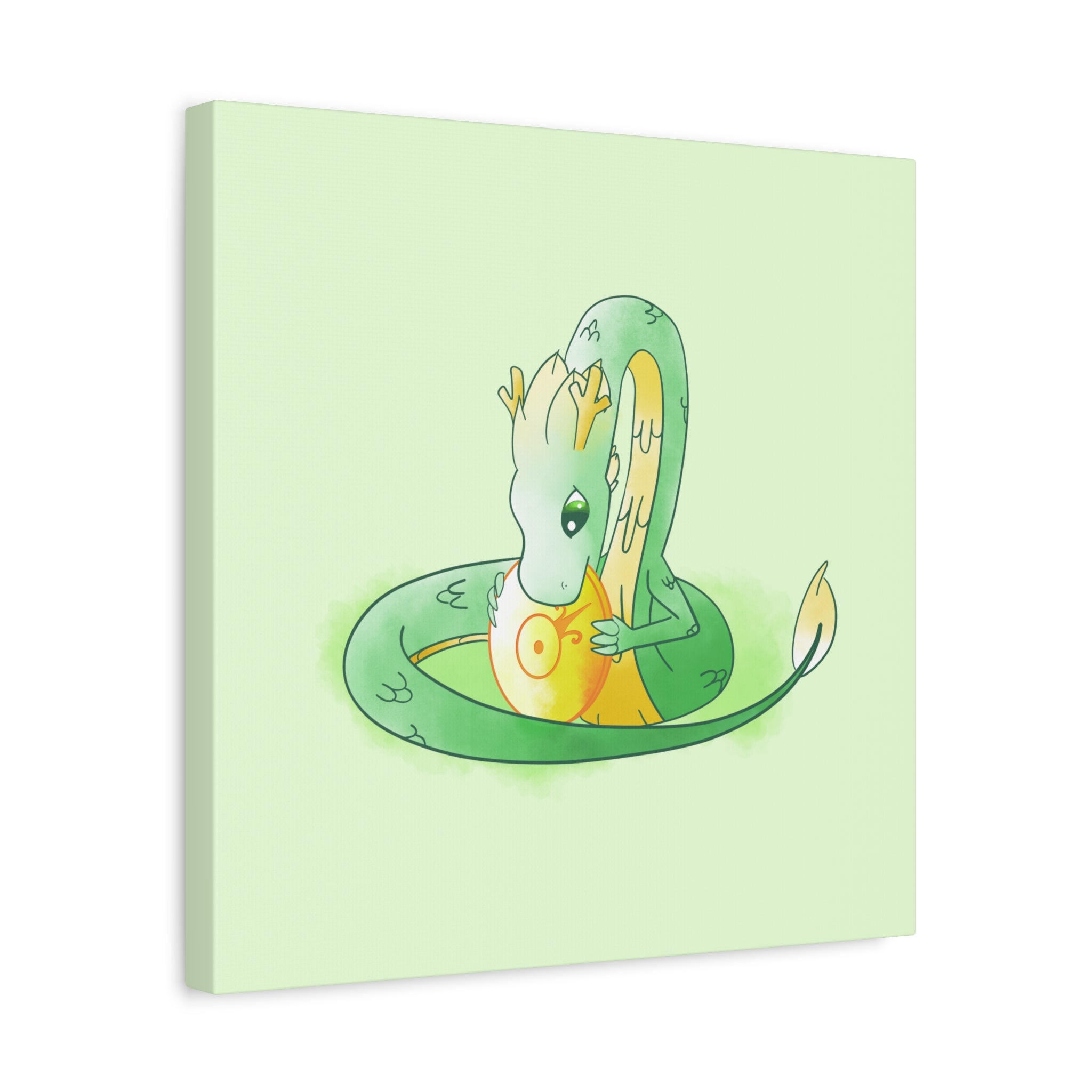 Snakelet Wyrm: Canvas Gallery Wrap