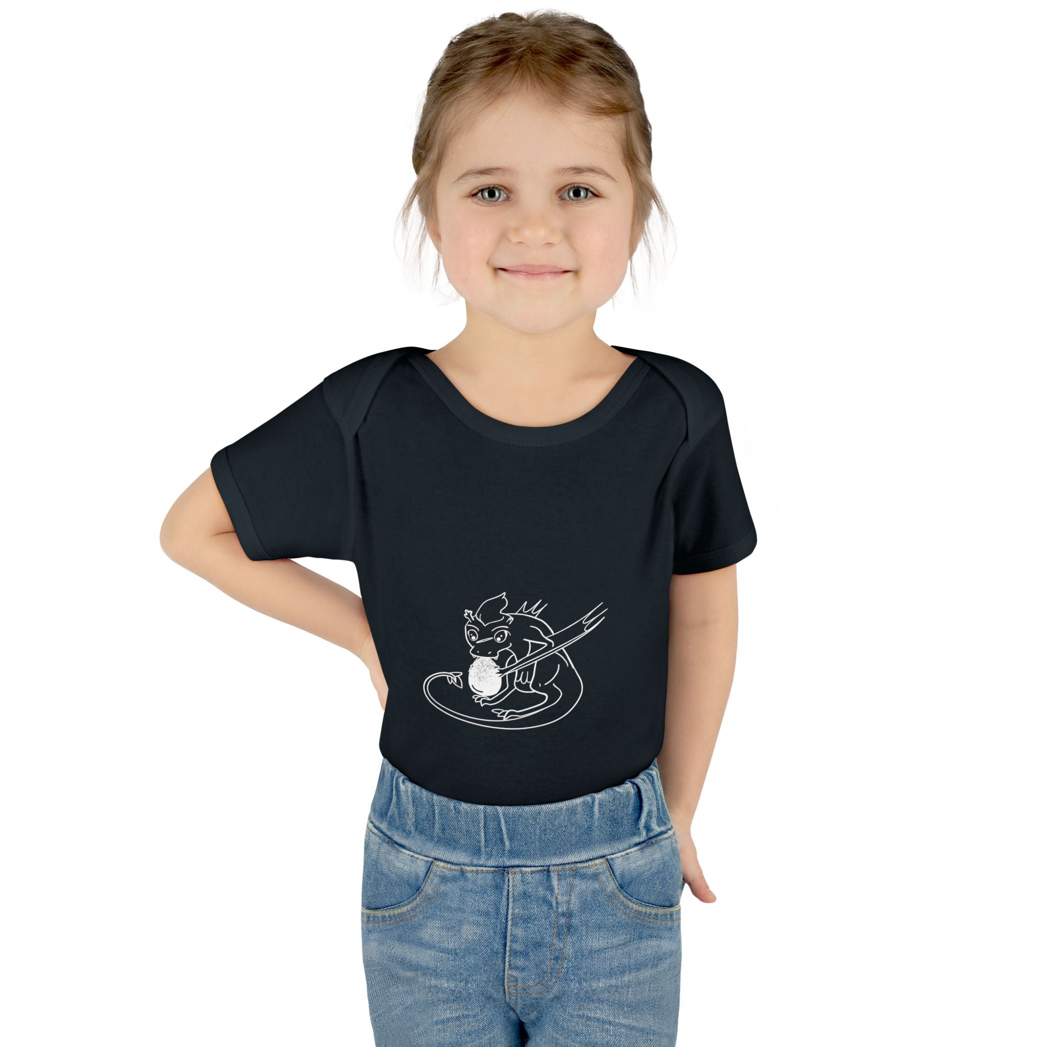 Dragonlings Gremlin Wyvern: Infant Baby Bodysuit Onesie