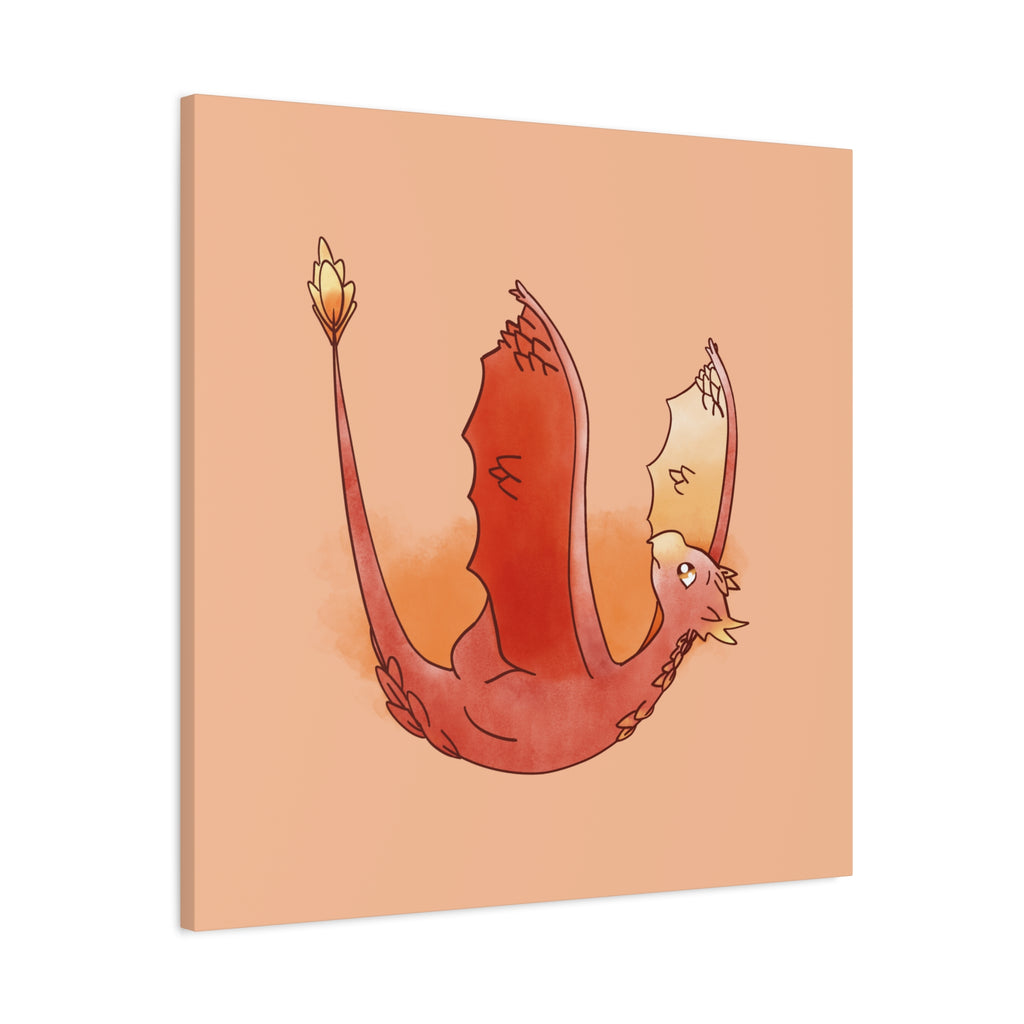 Fledgling Wyvern: Canvas Gallery Wrap