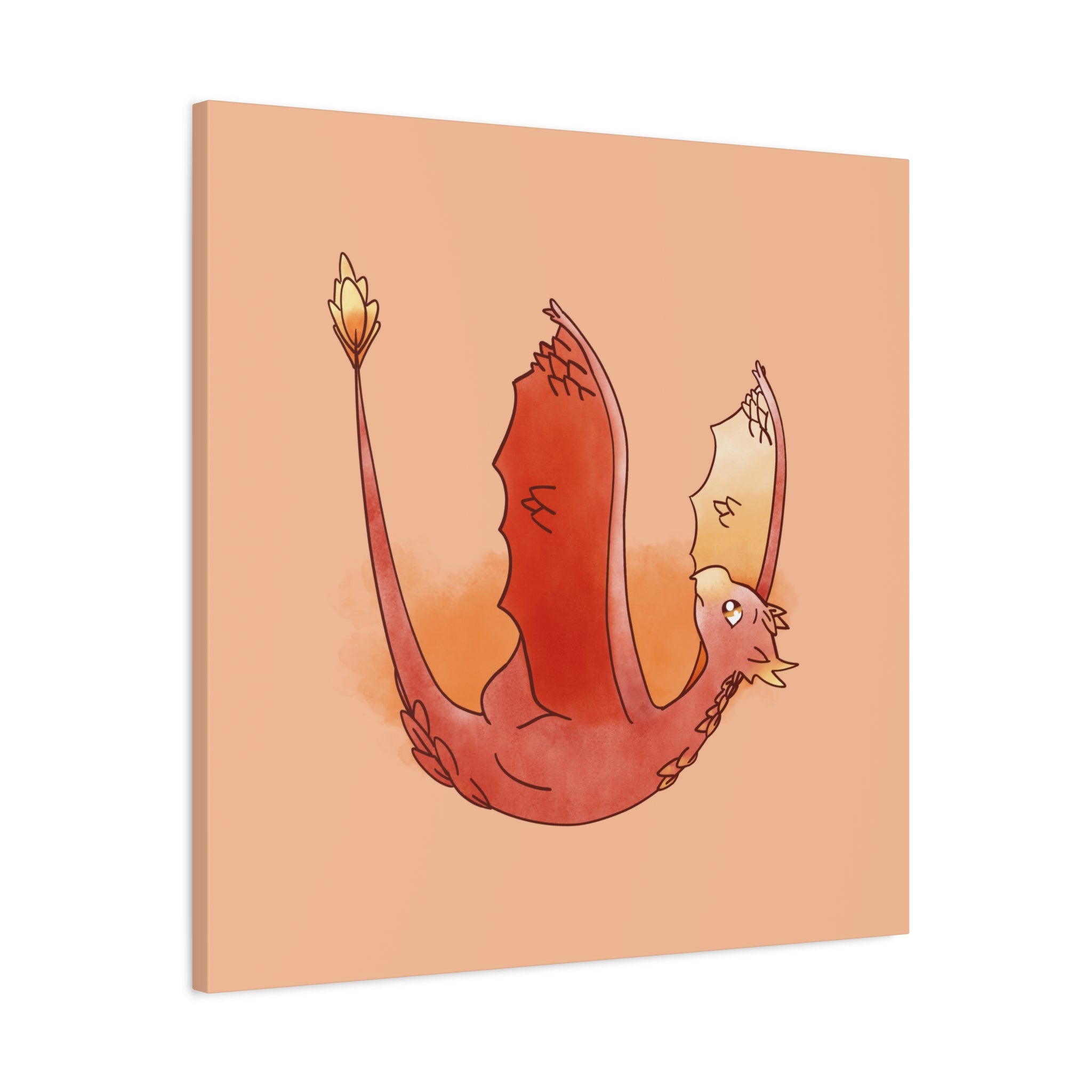 Fledgling Wyvern: Canvas Gallery Wrap